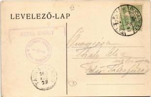 1905 Budapest XII. Pozsony-Jánoshegyi messzelátó. Schwarz I. + Kozár Mihály hegyi vendéglő" bél...