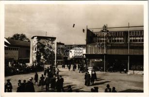 1940 Budapest XIV. Nemzetközi Vásár, Csárda, Orion és gáz pavilonok, Árvíz 1940 segítsetek + So. Stpl