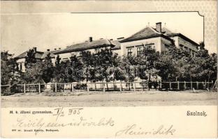 1905 Szolnok, M. kir. állami gimnázium. Divald Károly 689.