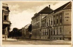 1932 Szombathely, Zrínyi Ilona utca, Polgári fiú iskola. Weinstock E.