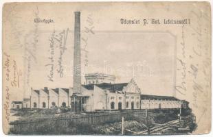 1906 Budapest XVIII. Pestszentlőrinc, Pusztaszentlőrinc, Szentlőrinc; Szövőgyár (EB)