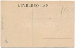 Paks, Duna részlet és kikötő, gőzhajó, hajómalom. Wiener Hajman kiadása / floating ship mill (boat m...