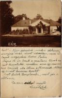 1916 Kám (Vasvár), Bezerédj kastély. photo (szakadások / tears)