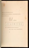 1949 A Magyarországi Könyvnyomdai Munkások Egyesülete 1948. évi zárószámadása és az igazgatóság jele...