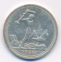 Szovjetunió 1926. 1P (50k) Ag T:1-
Soviet Union 1926. 1 Poltinnik (50 Kopecks) Ag C:AU
Krause Y#89...