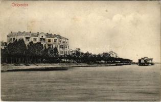 1910 Crikvenica, Cirkvenica; szálloda és tengerparti fürdőkabin / hotel and beach cabin (EK)