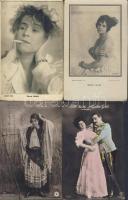 23 régi színészlap főleg magyar