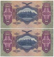 1930. 100P (2x) sorszámkövetők "E 697 041364 - 041365" T:II
Adamo P17