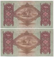 1932. 50P (2x) sorszámkövetők " D 145 064562 - D 145 064563" T:I-
Adamo P14