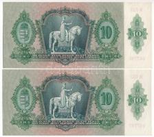 1936. 10P (2x) sorszámkövetők " B 622 047766 - B 622 047767" T:I-,II
Adamo P9