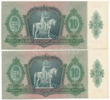 1936. 10P (2x) sorszámkövetők " *B 029 095576 - *B 029 095577" T:I
Adamo P9