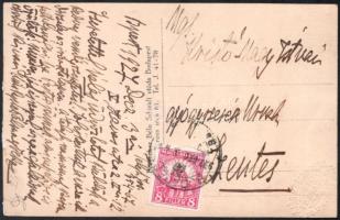 1927 Pálmay Ilka (szül. Petráss Ilona) (1859-1945) színésznő, operettprimadonna saját kezűleg megírt, aláírt, őt ábrázoló képeslapja, 13,5x8,5 cm + 1913 Pálmay Ilka három dala, kotta, 8 p.