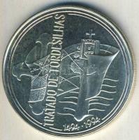 Portugália 1994. 1000Esc Ag "Tordesillasi szerződés" T:BU