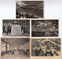 1936. évi nyári olimpiai játékok - 19 db régi sport képeslap / 1936 Summer Olympics - 19 pre-1945 sport postcards