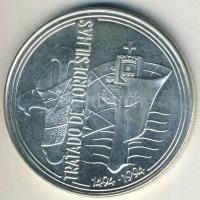 Portugália 1994. 1000Esc Ag "Tordesillasi szerződés" T:BU
