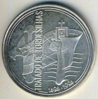 Portugália 1994. 1000Esc Ag "Tordesillasi szerződés" T:BU
