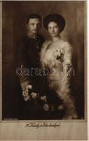 IV. Károly és Zita királyné. C. Pietzner 17. + 1916 IV. Károly király koronázása napján So. Stpl