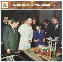 Lech Walesa (1943-) Nobel-békedíjas lengyel politikus aláírása bakelitlemezen