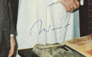 Lech Walesa (1943-) Nobel-békedíjas lengyel politikus aláírása bakelitlemezen