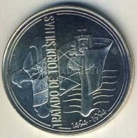 Portugália 1994. 1000Esc Ag "Tordesillasi szerződés" T:BU