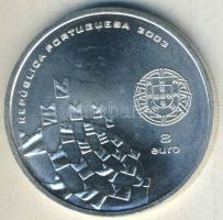 Portugália 2003. 8€ Ag "Labdarúgó EB" T:BU