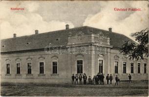 1911 Foktő, Községháza. Nagy István kiadása (fl)