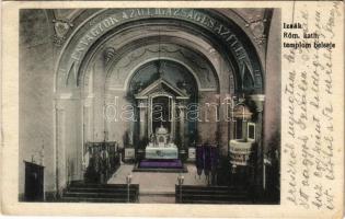 1920 Izsák, Római katolikus templom, belső (kis szakadás / small tear)