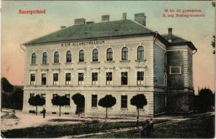 1910 Szentgotthárd, M. kir. állami gimnázium. Wellisch Béla kiadása (EK)