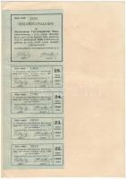 Bácsalmás 1926. "Almás-Járási Takarékpénztár Részvénytársaság" részvénye 20P-ről, "19...