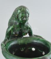 Népi erotikus / pajzán kancsó, jelzés nélkül, hibátlan, m: 30 cm