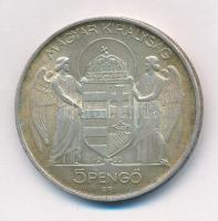 1939. 5P Ag "Horthy balra" T:1-,2 patina, kis ph
Adamo P8.2