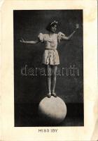 1938 Miss Iby cirkuszi artista / circus acrobat (EK)
