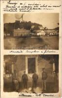 1932 Nógrádszakál, Templom és falurész, vasútállomás és vámház, vasutasok. photo (EK)
