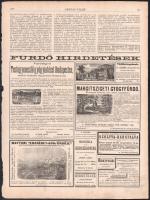 1888-ban megjelent reklámok, hirdetések, 30 oldal az Ország Világ-ból, részben illusztrált, lapok széle helyenként kissé szakadt, részben kissé foltos. 39x28,5 cm