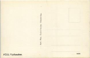 Pécs, vasútállomás, főpályaudvar, Külvárosi P.U. villamos, autó, piacos utcai árus. Karl eredeti fén...