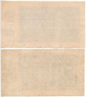 Németország / Weimari Köztársaság 1923. 500.000.000M (5x) különféle típusú sorszámokkal T:II-III
Ge...