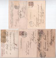 Kb. 64 db RÉGI hosszú címzéses motívum képeslap vegyes minőségben / Cca. 64 pre-1910 motive postcard...