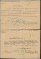 1944 Nyilaskeresztes Párt két XI. ker szervezet parancsa zsidó tüzifa vételezésre