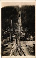 1943 Komandó, Comandau; faszállító iparvasút, sikló. Kiadja Lichtenstein Henrik / industrial railway, timber transporting, funicular (EM)