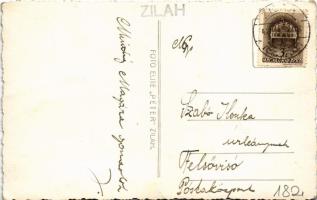 1942 Zilah, Zalau; Fő tér, fodrász, könyvkötés és könyvnyomda, Tischler, Seres Samu, Éder Géza és Ki...