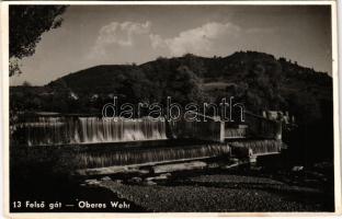 Beszterce, Bistritz, Bistrita; Felső gát / Oberes Wehr / dam