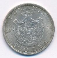 Románia 1944. 500L Ag "I. Mihály" T:1- patina
Romania 1944. 500 Lei Ag "Mihai I"...
