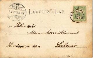 1905 Felsőbánya, Baia Sprie; Római katolikus templom / church. photo (EK)