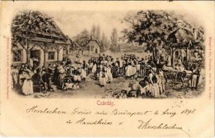 1898 (Vorläufer) Csárdás. Magyar folklór - Strelisky / Hungarian folkl dance (EK)
