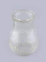 cca 1930 Budapest Központi Általános Tejcsarnok Rt. kefires üveg, kis csorbával, kis kopásnyomokkal,...