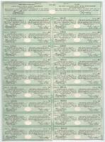 Budapest 1926. "Gróf Csáky László Ajax Acélművek Részvénytársaság" részvénye 20P-ről, magy...