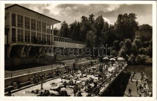 1941 Szováta-ürdő, Baile Sovata; Medve-tó strand / swimming pool
