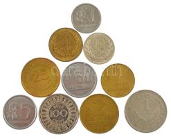 10xklf közép- és dél-amerikai érmetétel, közte Uruguay, Nicaragua, Suriname T:1--2- 10xdiff coin lot from Middle- and South America, within Uruguay, Nicaragua, Suriname C:AU-VF