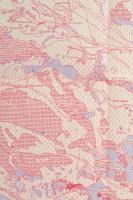 1956 Budapest és környékének földtani térképe 65x45 cm