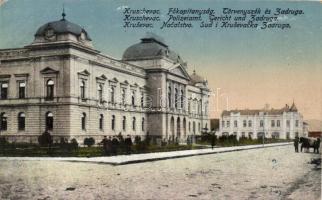 Kruschevac military HQ, law court and Jadruga